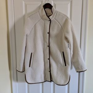 Old Navy Sherpa Faux Suede Lined Coat